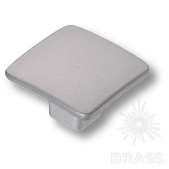 436025MP05 Ручка-кнопка мебельная квадратная, матовый хром
