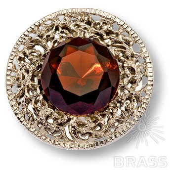 10.32.MO07 Ручка-кнопка мебельная "Runa" , глянцевый хром