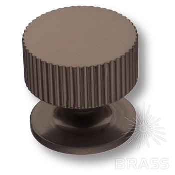 1975 0032 BBN Ручка-кнопка мебельная, чёрный матовый никель