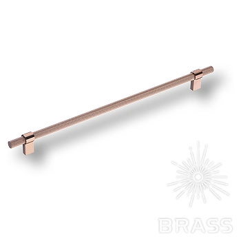 8774 0320 RS-RS Ручка-рейлинг мебельная, розовое золото 320 мм