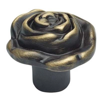 Мебельная ручка-кноб Linea Cali Rose бронза матовая 996 PB 30 BM