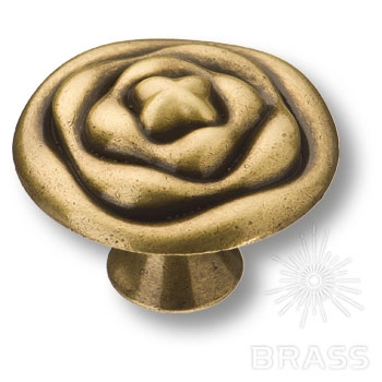 107-Antik Ручка-кнопка мебельная, античная бронза