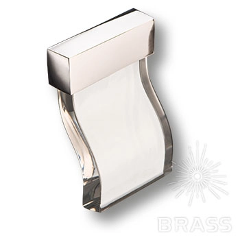 VENEZIA/P-CL Ручка-кнопка мебельная прозрачное стекло