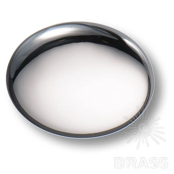 469025MP02 Ручка-кнопка мебельная, глянцевый хром