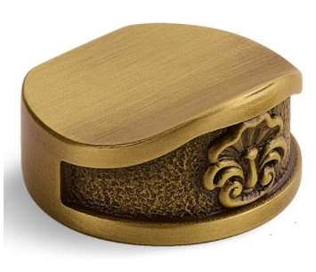 Мебельная ручка-кнопка Salice Paolo Ginevra матовая бронза 446 A bas