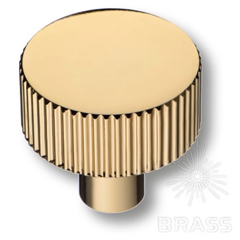 1971 0032 GL Ручка-кнопка мебельная, глянцевое золото