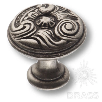 15.366.25.16 Ручка-кнопка мебельная, античное серебро