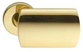 Дверная ручка DND Project Zancata, на круглой розетке, золото