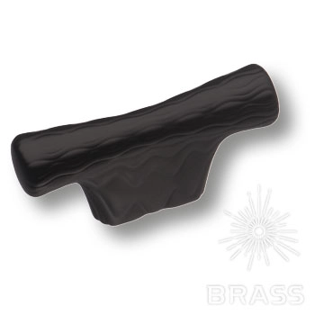 363016MР24 Ручка-кнопка мебельная, чёрный 16 мм