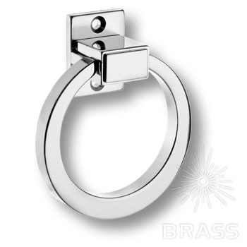 BU 013.80 CS 07 Ручка-кольцо мебельная, глянцевый хром