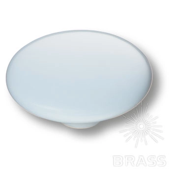 Y BLUE Ручка-кнопка мебельная керамика, голубой