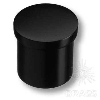 1415 0022 AL6 Ручка-кнопка мебельная, чёрный