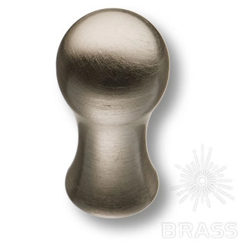 1930 0012 NB Ручка-кнопка мебельная, никель