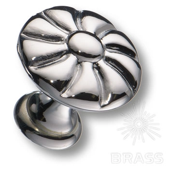 15.369.25.07 Ручка-кнопка мебельная, глянцевый хром