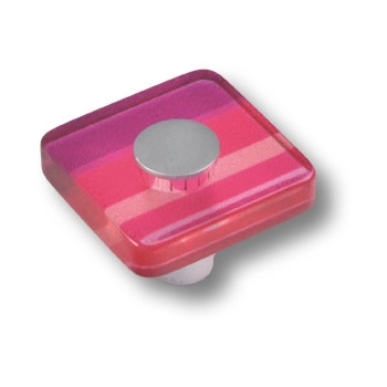 695MG Ручка-кнопка мебельная, малиновый