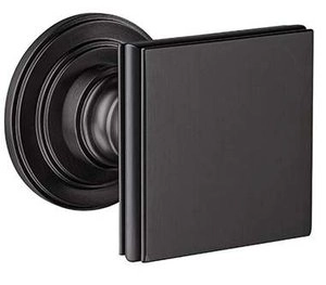 Дверная ручка-кноб DND Lucrezia knobs, на тонкой круглой розетке neo, графит