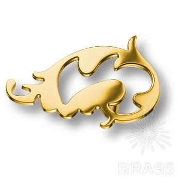 AG264/SX-G Ручка-кнопка мебельная, глянцевое золото