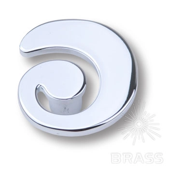 1031.0040.026 Ручка-кнопка мебельная, глянцевый хром