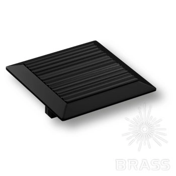 9032 0016 AL6 Ручка-кнопка мебельная, чёрный 16 мм