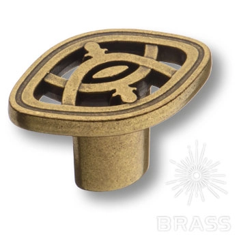 15.391.00.12  Ручка-кнопка мебельная, античная бронза