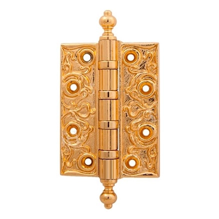 Петля дверная универсальная Linea Cali Vintage 102 x 4 мм золото (OZ)