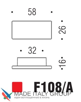Мебельная ручка-скоба Colombo Formae F108A-CR полированный хром 32 мм