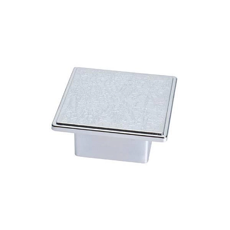 24109.D260 Ручка-кнопка мебельная 32-32 мм, хром глянец