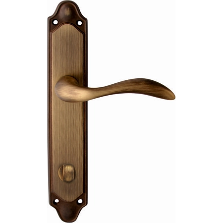 Дверные ручки на планке Melodia 132/158 WC Laguna Матовая бронза