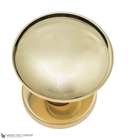 Дверная ручка-кноб поворотная Fratelli Cattini BRESCIA P34 Ø62 OLV полированная латунь 1шт.