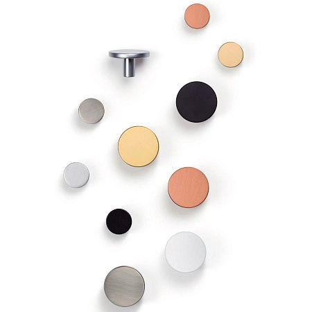 Мебельная ручка кнопка Viefe COMO-D26 мм золото глянцевое