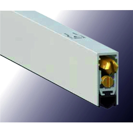 Автоматический порог для межкомнатных дверей врезной Comaglio 1712 / 900-800 мм, 2 уровня регулировки