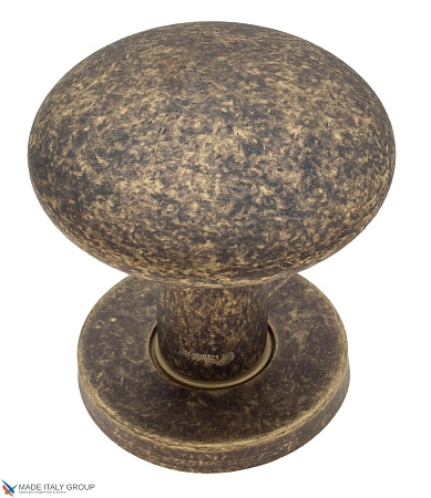 Дверная ручка-кноб поворотная Fratelli Cattini BRESCIA P34 Ø62 BA античная бронза 1шт.