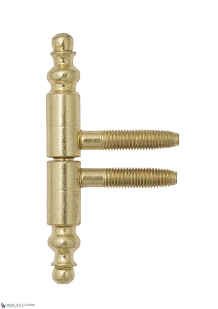 2551DAI.01 Петля мебельная ввертная La Florida Ø9 с декоративной пешкой полированная латунь (13 kg)