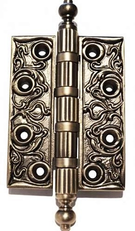 Петля дверная универсальная Linea Cali Vintage 102 x 4 мм серебро французское 1270.AF