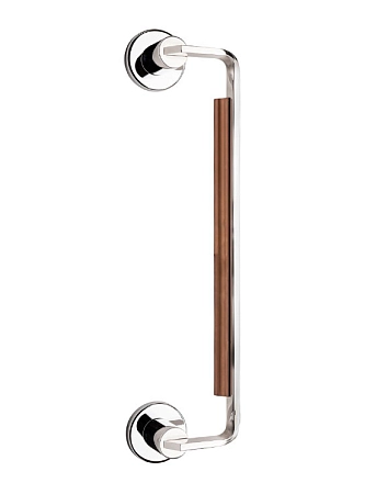 Дверная ручка-скоба DND C-1918 ZANCATO глянцевая сталь - медь сатинированная