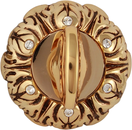 Накладка WC NEW 60 мм Золото 24К + коричневый + 6S