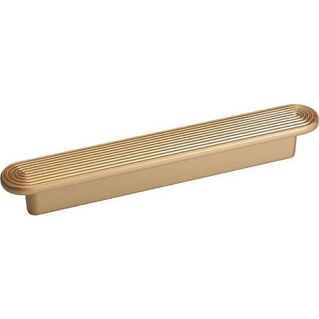 6132/200 Ручка-скоба мебельная 128 мм, золото матовое