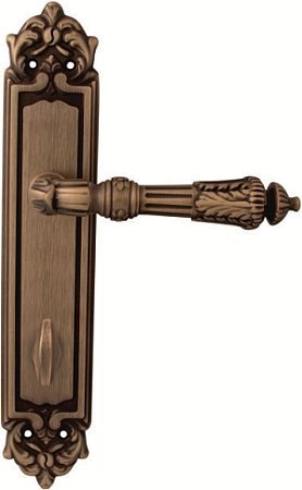 Дверные ручки на планке Melodia 292/229 Wc Samantha Матовая бронза