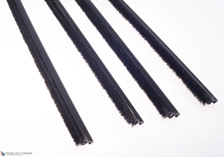 Щетка контурная врезная (1 шт.) Black 2150мм черный