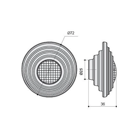 24273Z07205.46 Ручка-кнопка мебельная, золото матовое / горный хрусталь