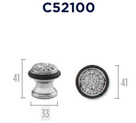 Дверной ограничитель Enrico Cassina С52100X, напольный, золото 24K