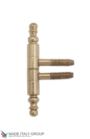 2551DAI.01 Петля мебельная ввертная La Florida Ø9 с декоративной пешкой полированная латунь (13 kg)