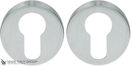 Накладки под цилиндр COLOMBO FF13-CM матовый хром (2 шт)