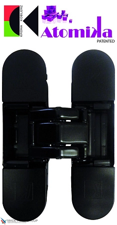 KUBICA K8000 ATOMIKA DXSX, NO петля скрытая универсальная ЧЕРНЫЙ (60 kg)