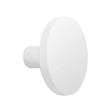 Мебельная ручка кнопка Viefe COMO-D26 мм белый матовый