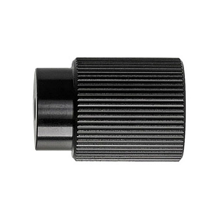 Мебельная ручка кнопка Viefe ARPA-D22 мм черный