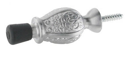 Дверной ограничитель DND настенный, хром матовый 02268/1 OCS