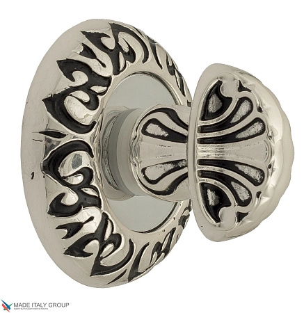 Фиксатор сантехнический Venezia WC-4 D4 натуральное серебро + черный