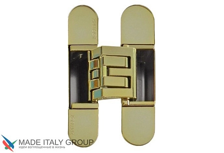 KUBICA HYBRID 6360 38 OL петля скрытая универсальная асимметричная, ЗОЛОТО (60 kg)