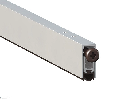 Автоматический порог врезной для межкомнатных дверей Comaglio 420 / 930-730 мм, регулировка 1 уровень